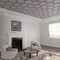 Ekena Millwork 40 12W x 23 38H x 38T Small Westmore Decorative Fretwork Wood Ceiling Panels, Walnut CELW41X23X0375WSTWA - alternate 1